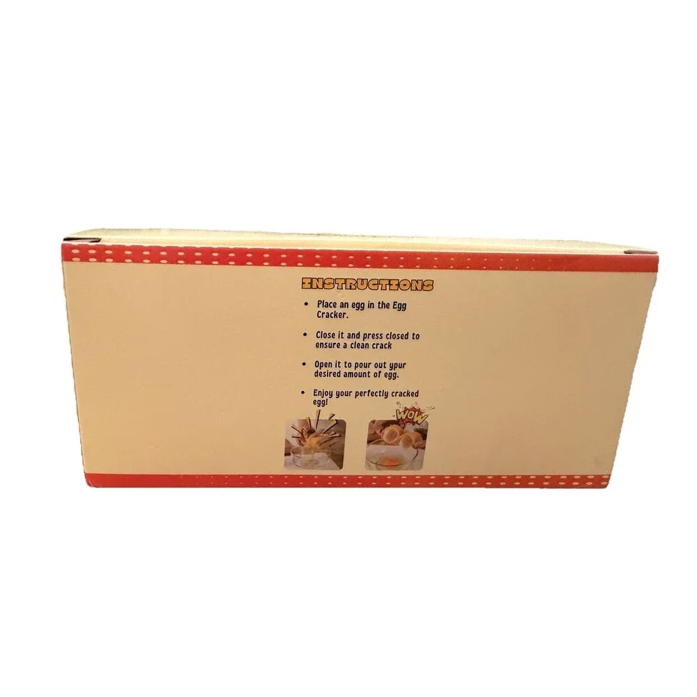 Egg Cracker Tool Egg Breaker Manual Shell Separator Opener NEW In Box
